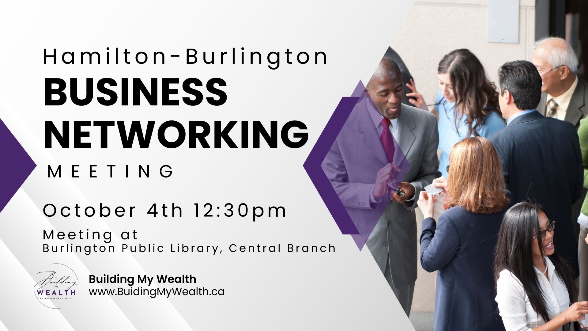 Burlington Business Networking Meeting (October 4, 2024)